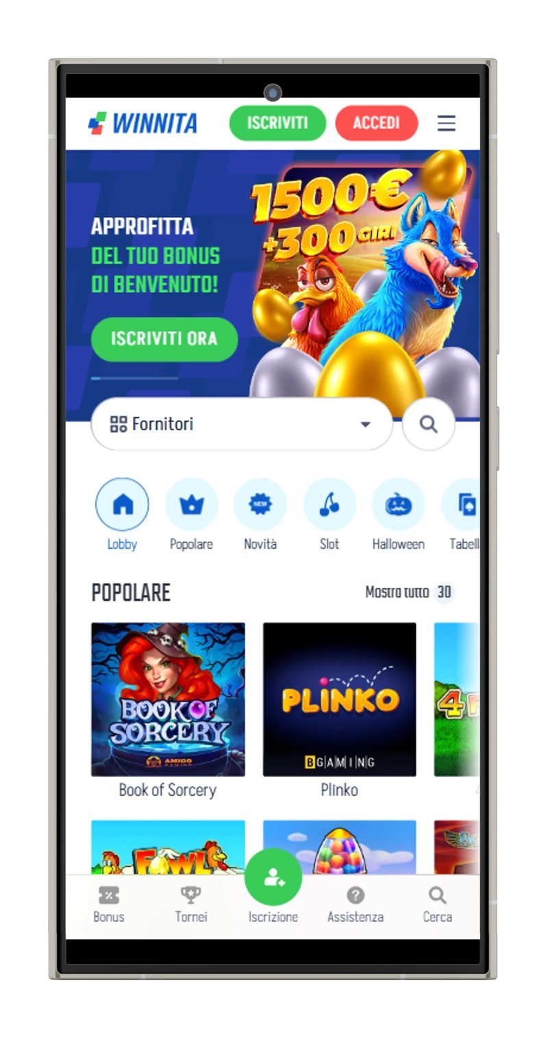 Una serata tipica di Marco: dal login alla prima vincita - panoramica